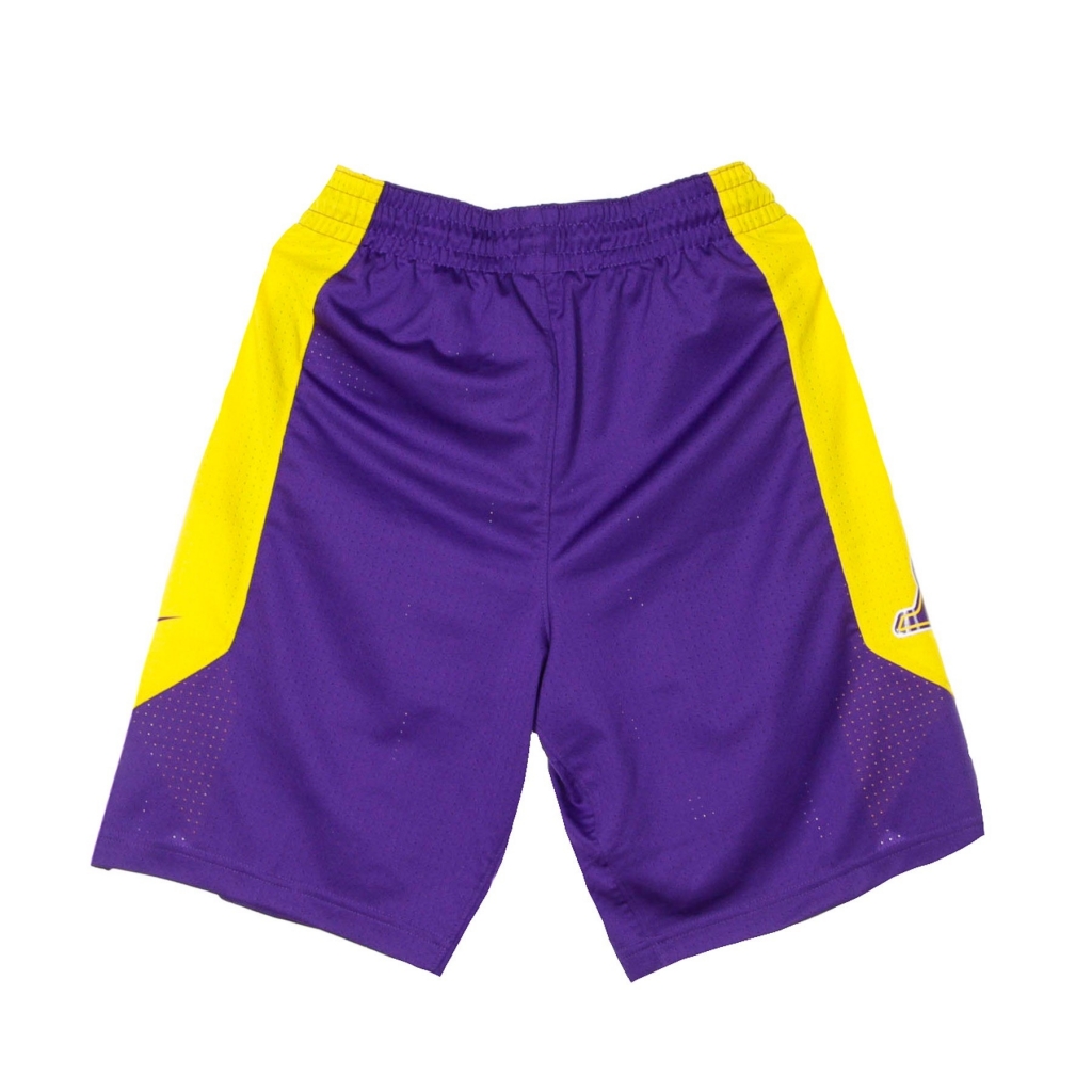 pantaloncino tipo basket uomo nba short practice 18 loslak FIELD PURPLE/AMARILLO/BLACK