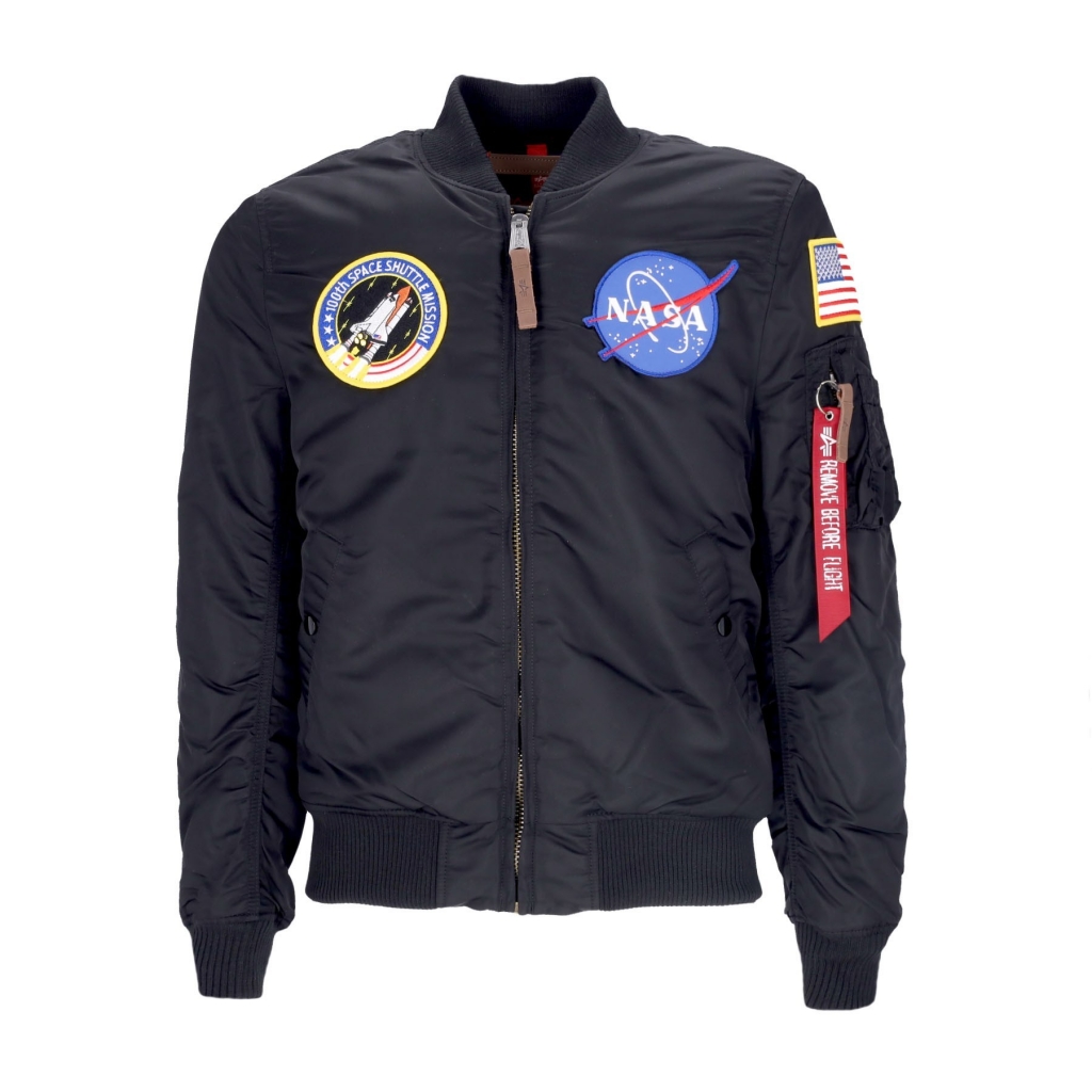 giubbotto bomber uomo ma-1 vf nasa BLACK