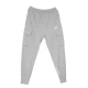 pantalone tuta leggero uomo sportswear club cargo pant DK GREY HEATHER/MATTE SILVER/WHITE