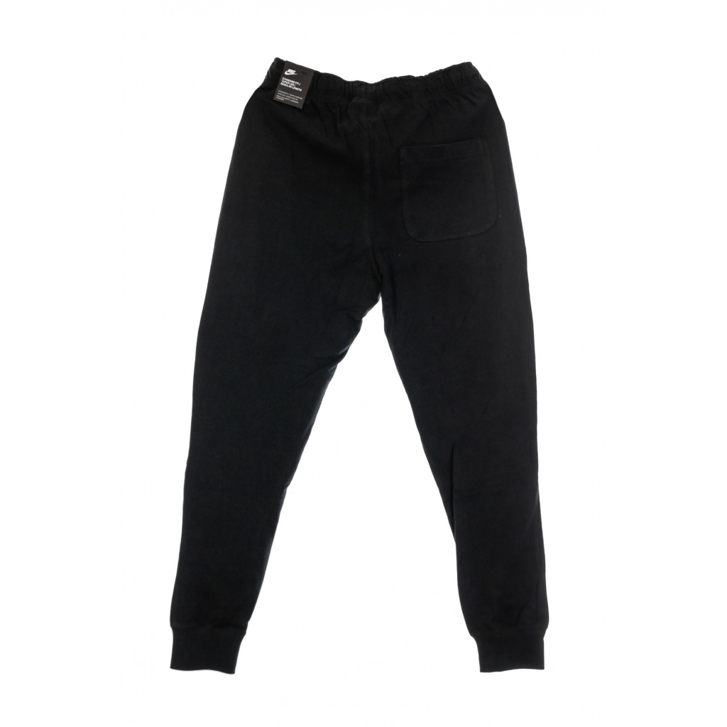 pantalone tuta leggero uomo m nsw club jogger jersey BLACK/WHITE