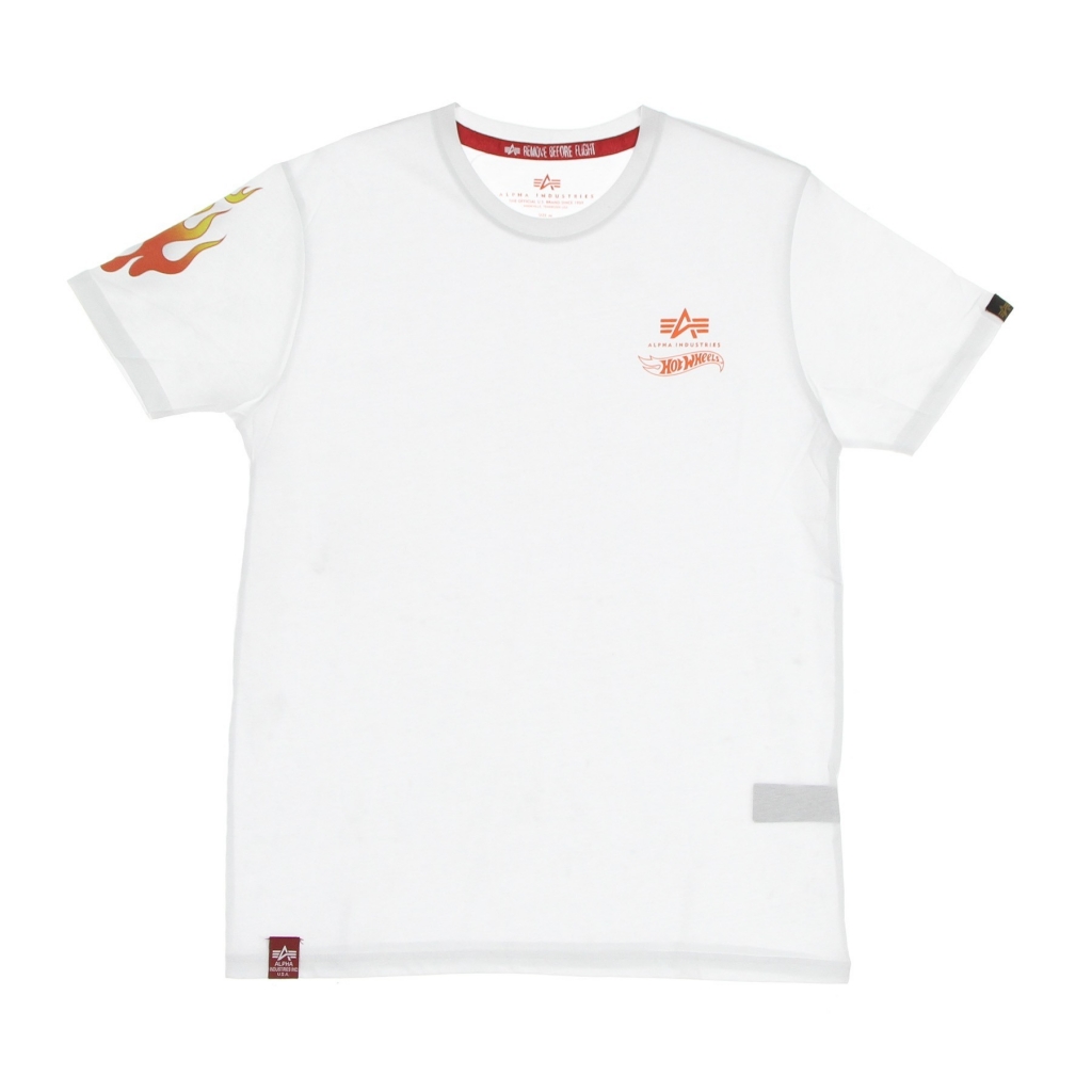 maglietta uomo flame tee x hot wheels WHITE