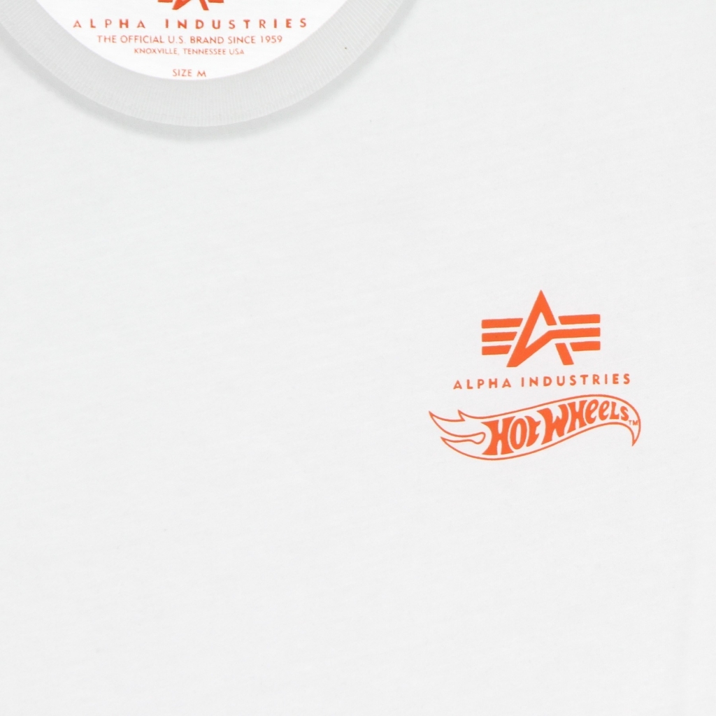 maglietta uomo flame tee x hot wheels WHITE