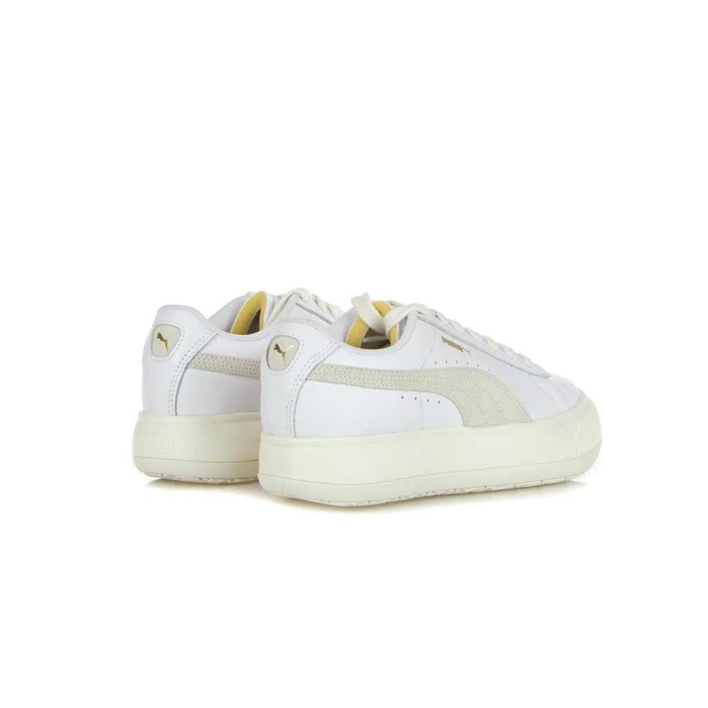 scarpa bassa donna suede mayu leather WHITE/MARSHMALLOW