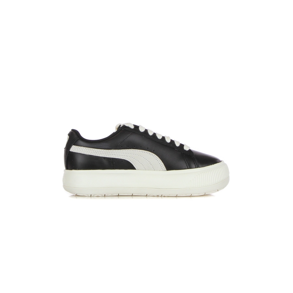 scarpa bassa donna suede mayu leather BLACK/MARSHMALLOW