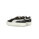 scarpa bassa donna suede mayu leather BLACK/MARSHMALLOW