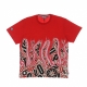 maglietta uomo letterz tee RED