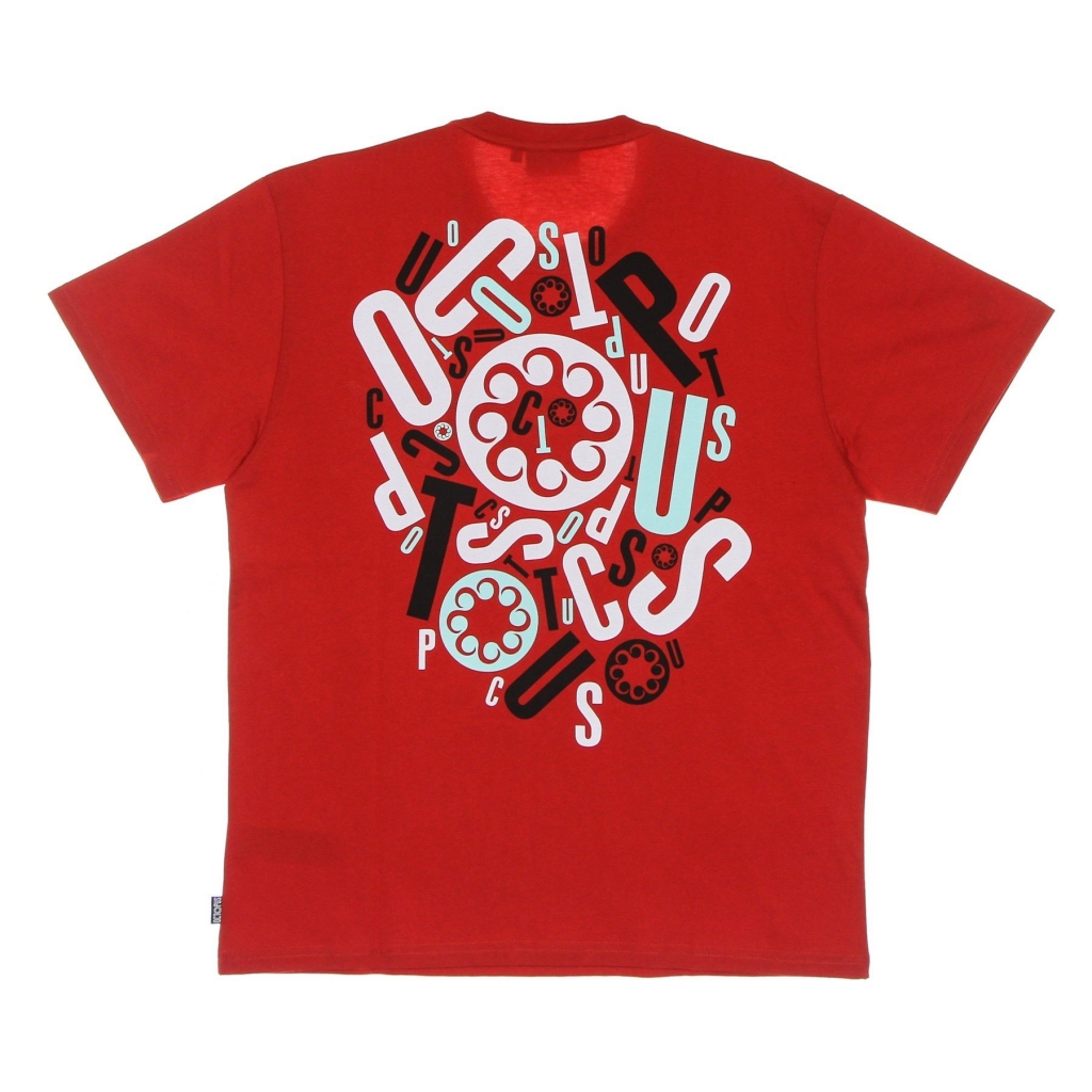 maglietta uomo letterz logo tee RED