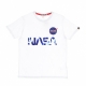 maglietta uomo nasa reflective t-shirt WHITE/BLUE