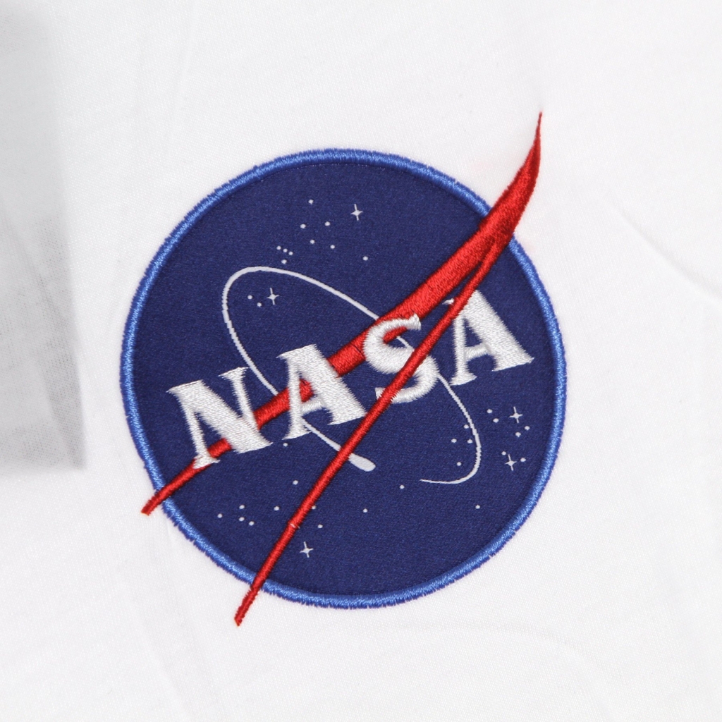 maglietta uomo nasa reflective t-shirt WHITE/BLUE