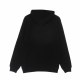 felpa cappuccio uomo logo hoodie BLACK