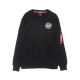 felpa girocollo uomo space shuttle sweater BLACK