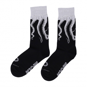 calza media uomo octopus socks original BLACK/WHITE