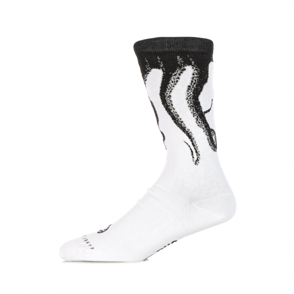 calza media uomo octopus socks original WHITE/BLACK