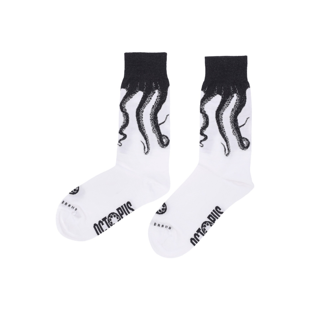 calza media uomo octopus socks original WHITE/BLACK