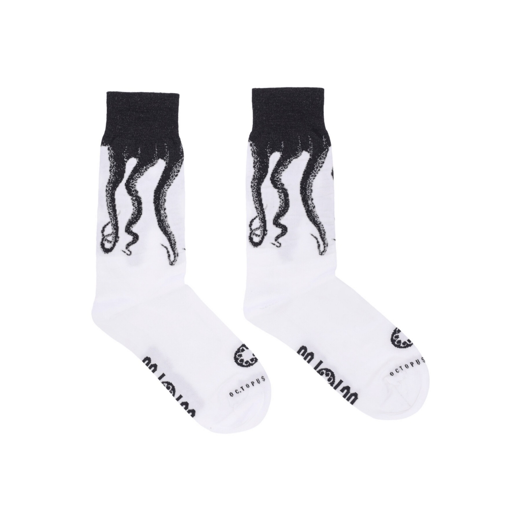 calza media uomo octopus socks original WHITE/BLACK