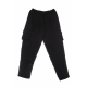 pantalone tuta donna sportswear essential woven high-rise  pant cargo BLACK/WHITE