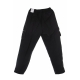 pantalone tuta donna sportswear essential woven high-rise  pant cargo BLACK/WHITE