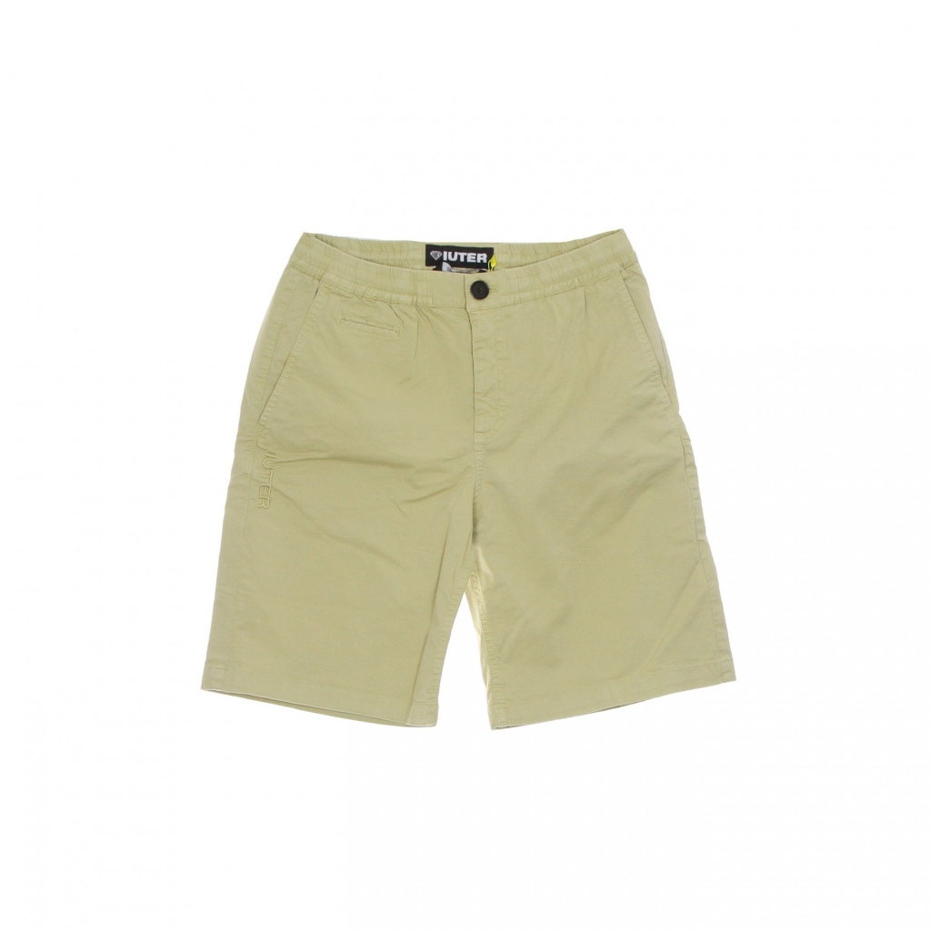 pantalone corto uomo jogger short BEIGE