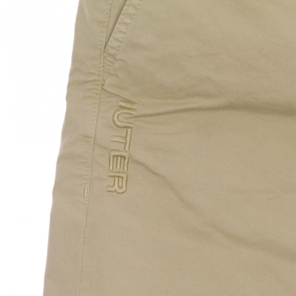 pantalone corto uomo jogger short BEIGE