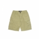 pantalone corto uomo cargo short BEIGE