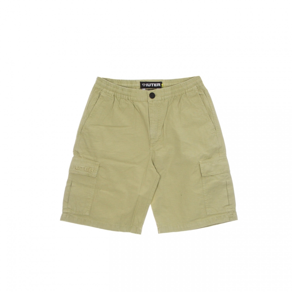 pantalone corto uomo cargo short BEIGE