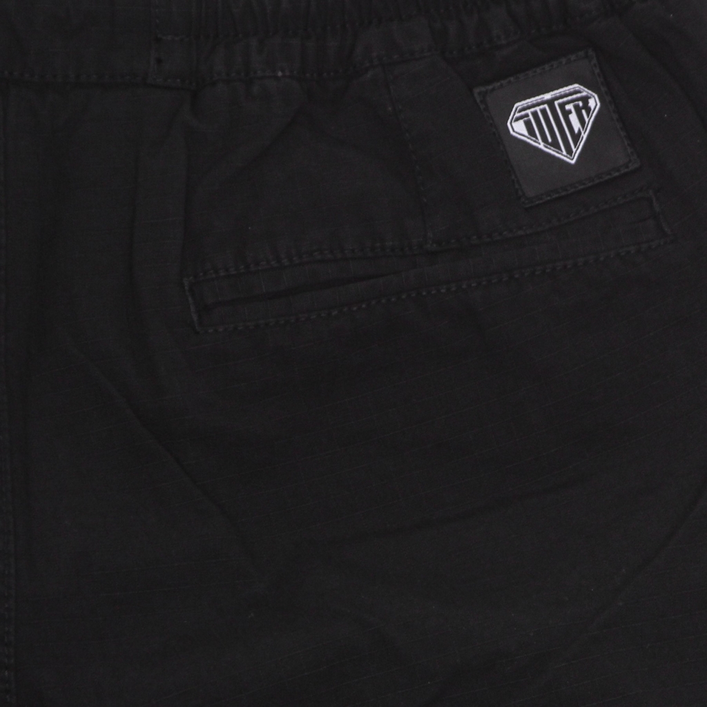 pantalone corto uomo cargo short BLACK