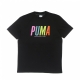 maglietta uomo graphic tee BLACK