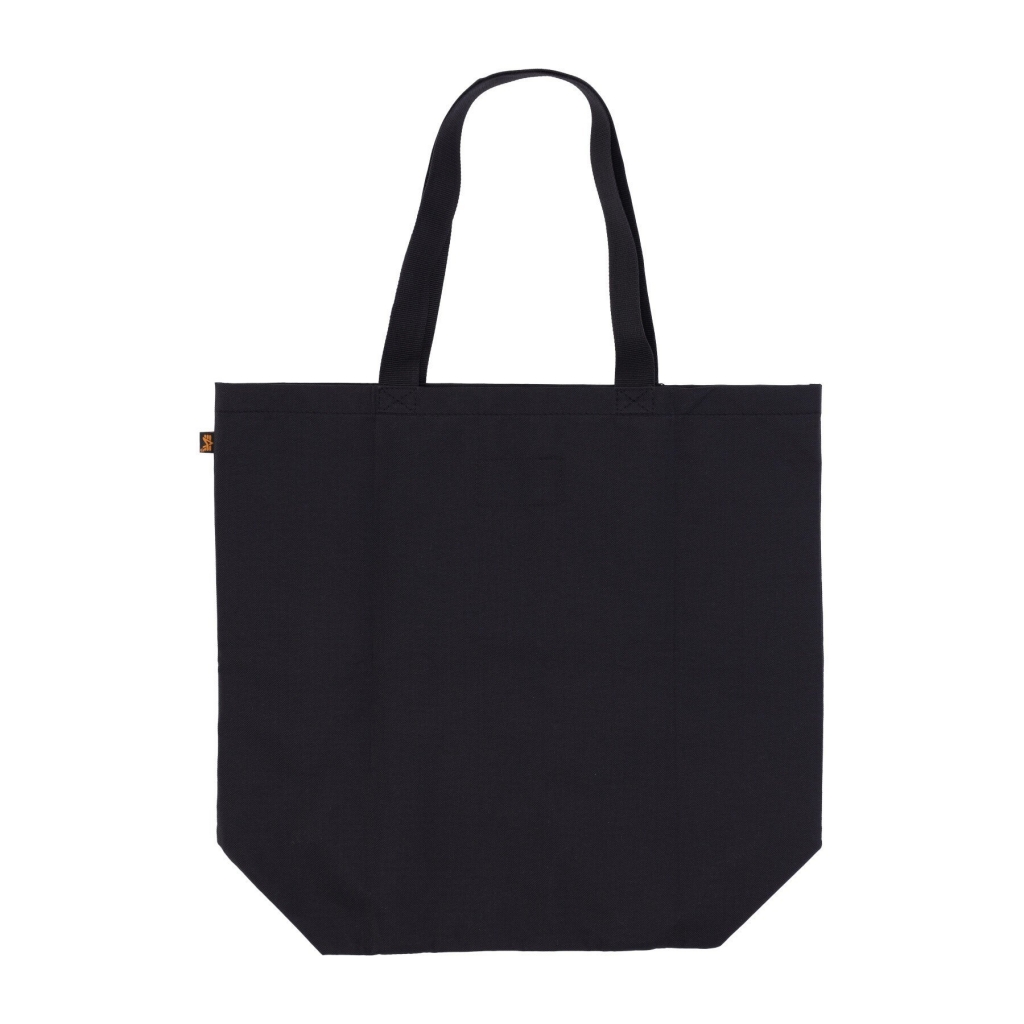 borsa uomo label shopping bag BLACK