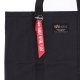 borsa uomo label shopping bag BLACK