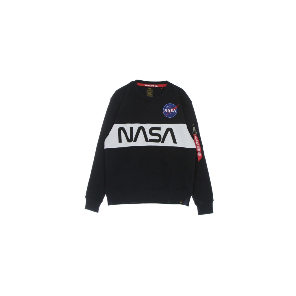 felpa girocollo uomo nasa inlay sweater REP BLUE