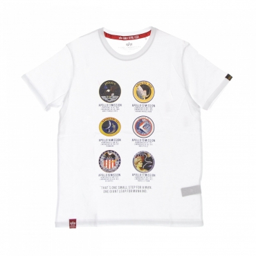 maglietta uomo apollo mission tee WHITE