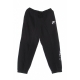 pantalone tuta leggero donna sportswear air fleece pant BLACK/BLACK/WHITE