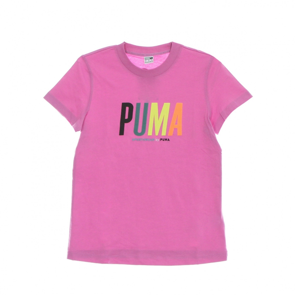 Puma maglietta donna swxp graphic tee MAUVE T shirt Bowdoo