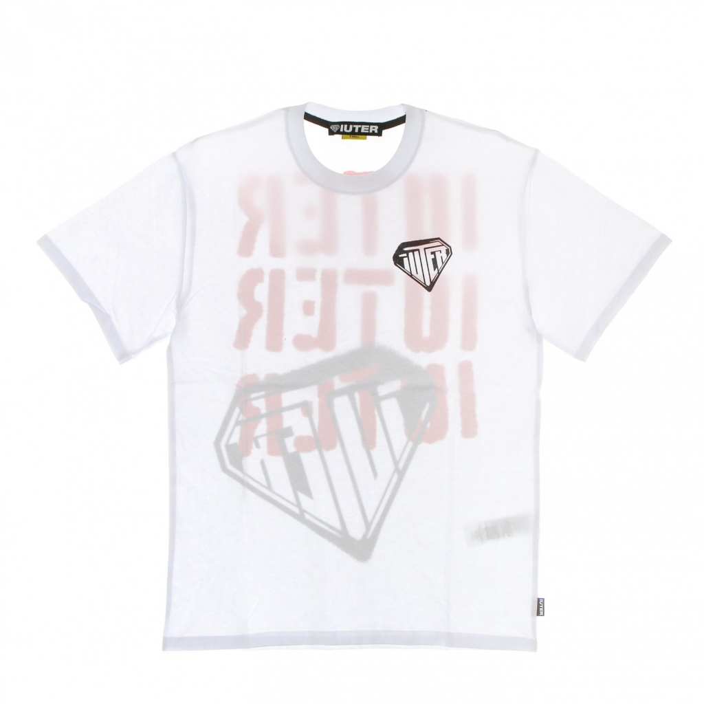 maglietta uomo stencil tee WHITE