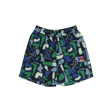 pantaloncino uomo all over print shorts x butter goods MINERAL BLUE