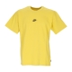 maglietta uomo sportswear premium essentials sust tee VIVID SULFUR/BLACK