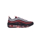 scarpa bassa uomo air max 97 BLACK/UNIVERSITY RED/METALLIC SILVER