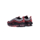 scarpa bassa uomo air max 97 BLACK/UNIVERSITY RED/METALLIC SILVER