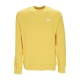 felpa girocollo uomo club crew bb VIVID SULFUR/WHITE