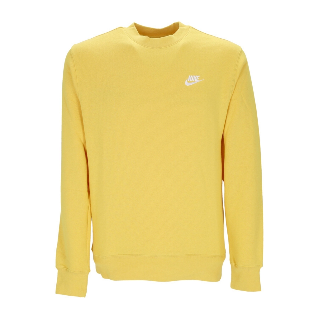 felpa girocollo uomo club crew bb VIVID SULFUR/WHITE