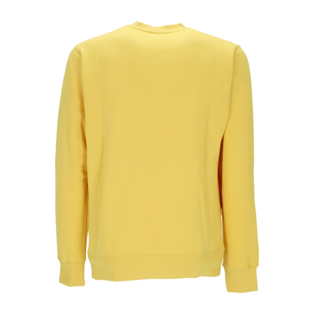 felpa girocollo uomo club crew bb VIVID SULFUR/WHITE