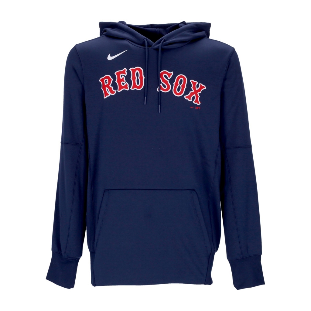 felpa cappuccio uomo mlb wordmark therma performance pullover hoodie bosred MIDNIGHT NAVY