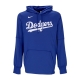 felpa cappuccio uomo mlb wordmark therma performance pullover hoodie losdod RUSH BLUE