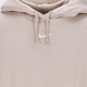 felpa cappuccio donna essential collection fleece hoodie SANDDRIFT/WHITE