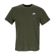 maglietta uomo club tee ROUGH GREEN/WHITE