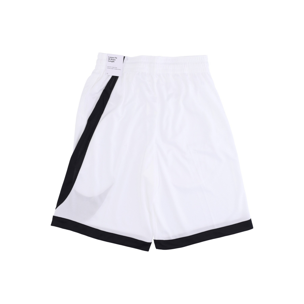 pantaloncino tipo basket uomo dri-fit 10in short 30 WHITE/BLACK/BLACK