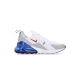 scarpa bassa uomo air max 270 WHITE/UNIVERSITY RED/GAME ROYAL