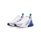 scarpa bassa uomo air max 270 WHITE/UNIVERSITY RED/GAME ROYAL