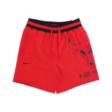 pantalone corto tuta uomo nba fleece short courtside chibul UNIVERSITY RED