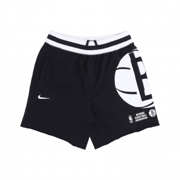 pantalone corto tuta uomo nba fleece short courtside bronet BLACK